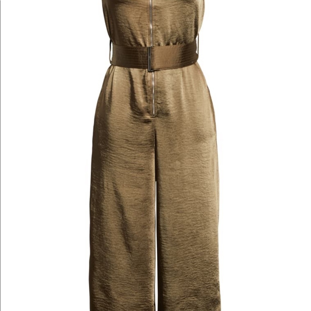 Caara Lowe Hammered Satin Utility Jumpsuit - Picture 6 of 13